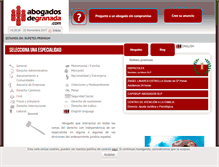 Tablet Screenshot of abogadosdegranada.com